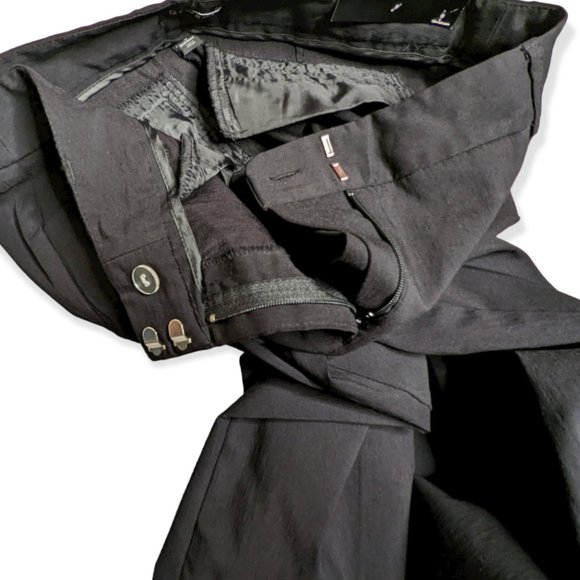 NWT George Millennium Black Straight Leg Pant Average Length Size 12 - Picture 9 of 15